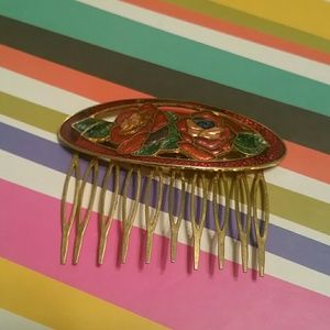 3 for $25  Vintage metal hair comb